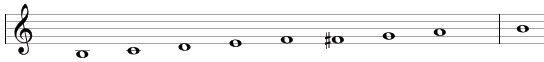Phrygiolocrian scale in traditional notation